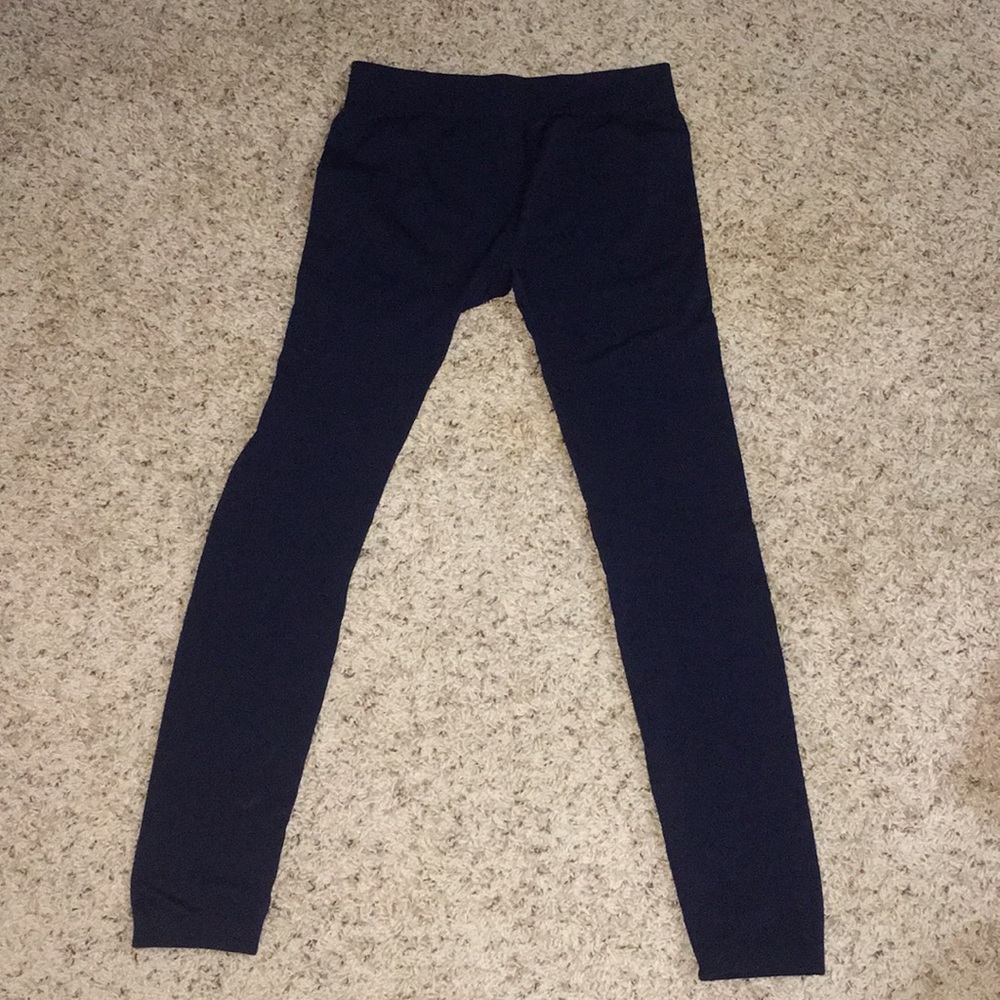 Blue leggings